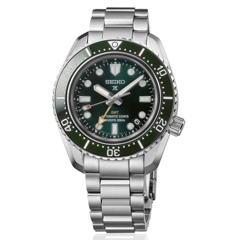 Seiko Prospex Sea 1968 Heritage Diver's GMT Green Watch made by Seiko