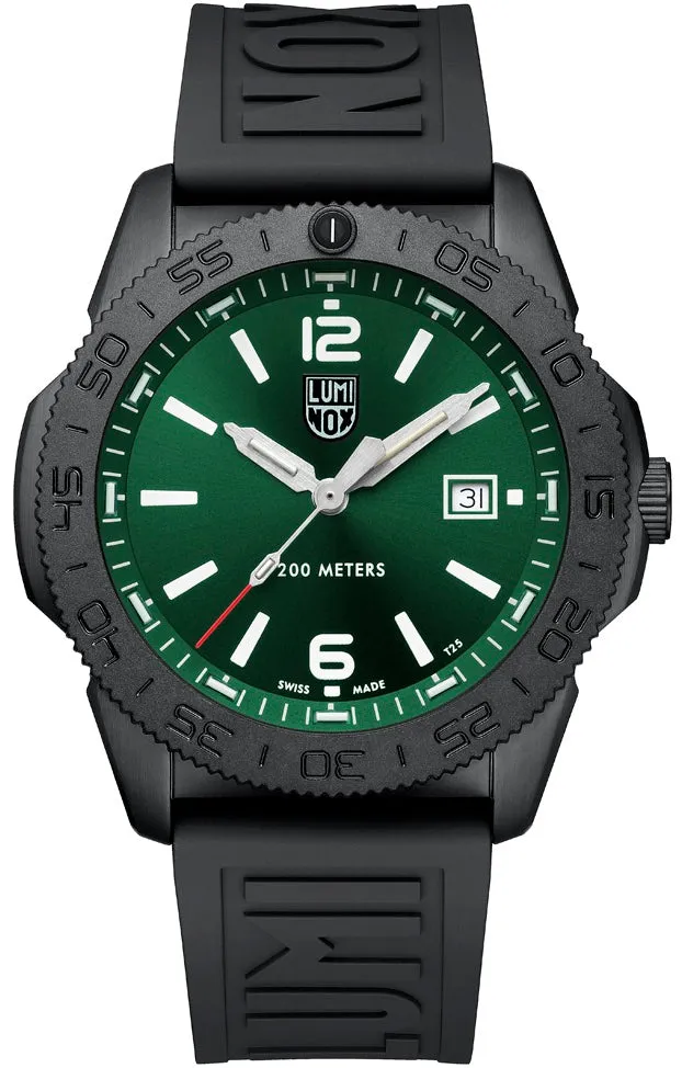 Luminox Pacific Diver Black Steel Green Watch sold by C.W. Sellors