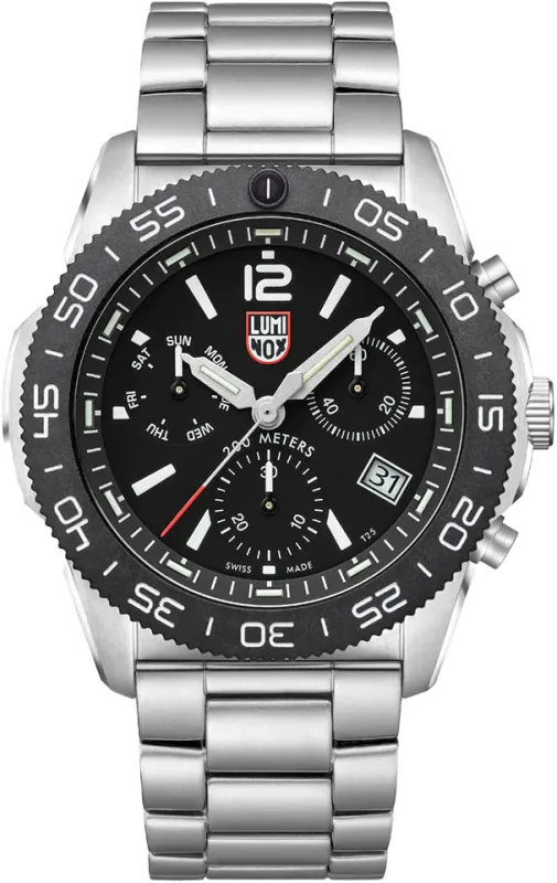 Luminox Sea Pacific Diver Chronograph 3140 Black Black Watch made by C.W. Sellors