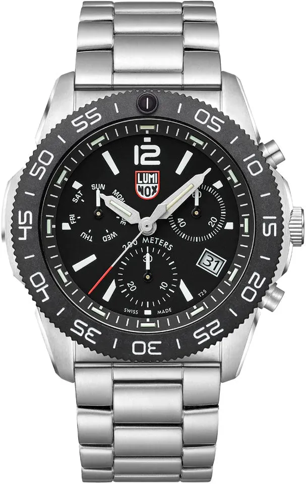 Luminox Sea Pacific Diver Chronograph 3140 Black Black Watch sold by C.W. Sellors