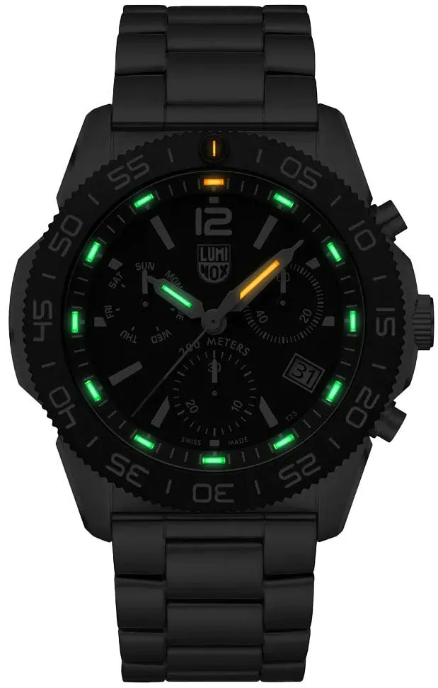 Luminox Sea Pacific Diver Chronograph 3140 Black Black Watch sold by C.W. Sellors product image thumbnail 2