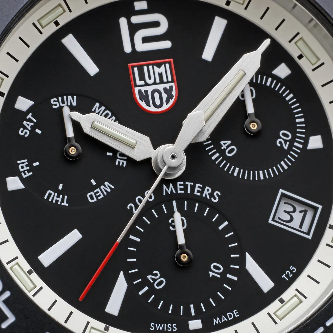 Luminox Sea Pacific Diver Chronograph 3140 Black White Watch sold by C.W. Sellors product image thumbnail 5