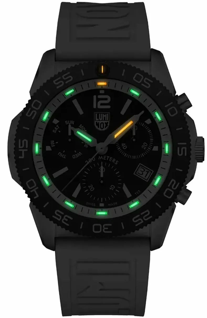 Luminox Sea Pacific Diver Chronograph 3140 Black White Watch sold by C.W. Sellors product image thumbnail 2