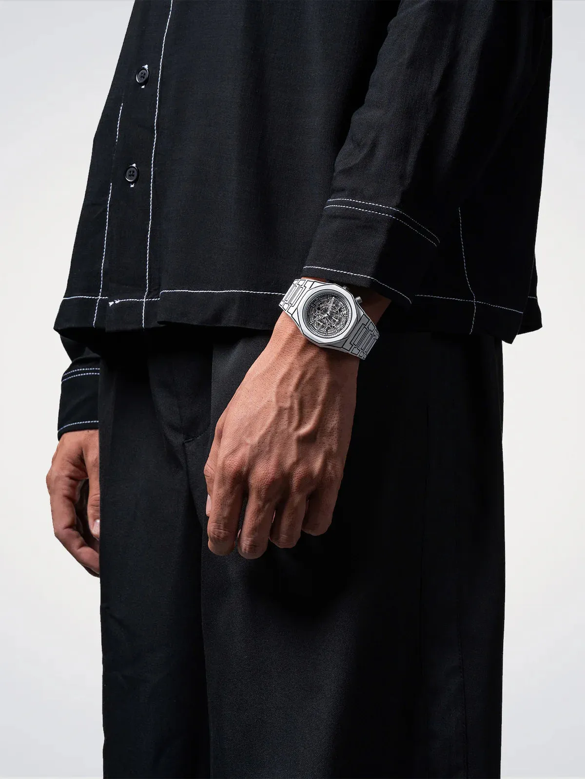D1 Milano White Sketch Polychrono Watch sold by C.W. Sellors product image thumbnail 5