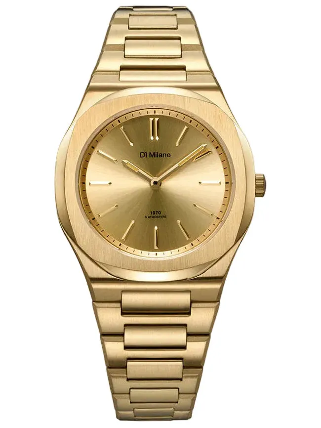 D1 Milano Gold Mellow Ultra Thin Watch sold by C.W. Sellors