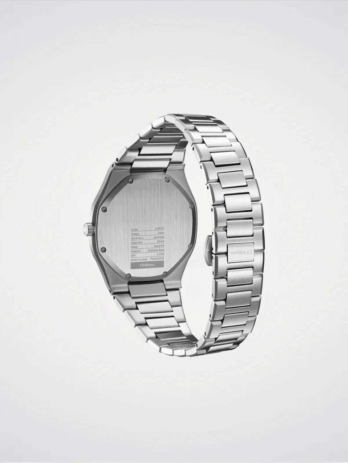 D1 Milano Groovy Black Ultra Thin Watch sold by C.W. Sellors product image thumbnail 4