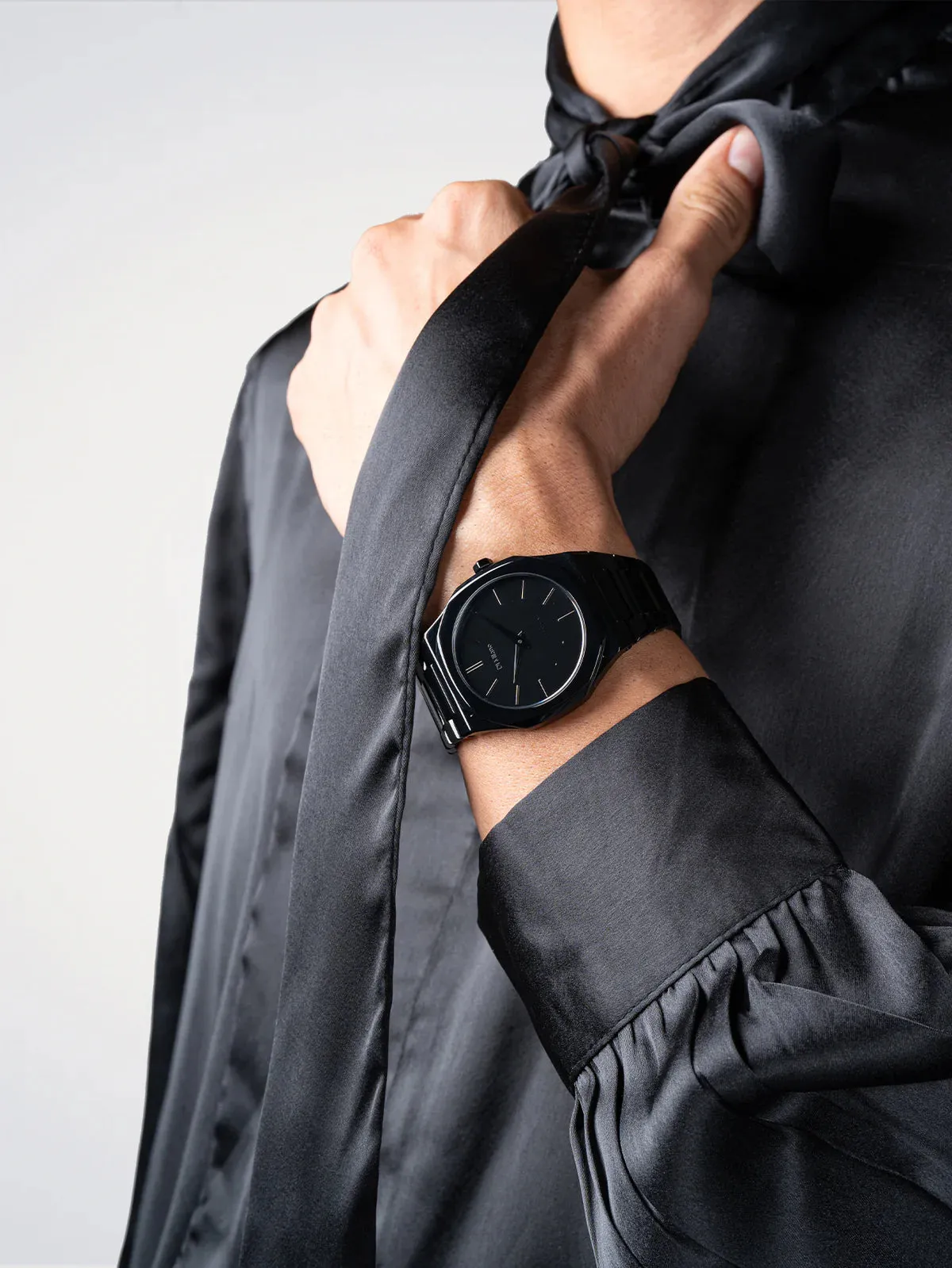 D1 Milano Black Mirror Ultra Thin Watch sold by C.W. Sellors product image thumbnail 5