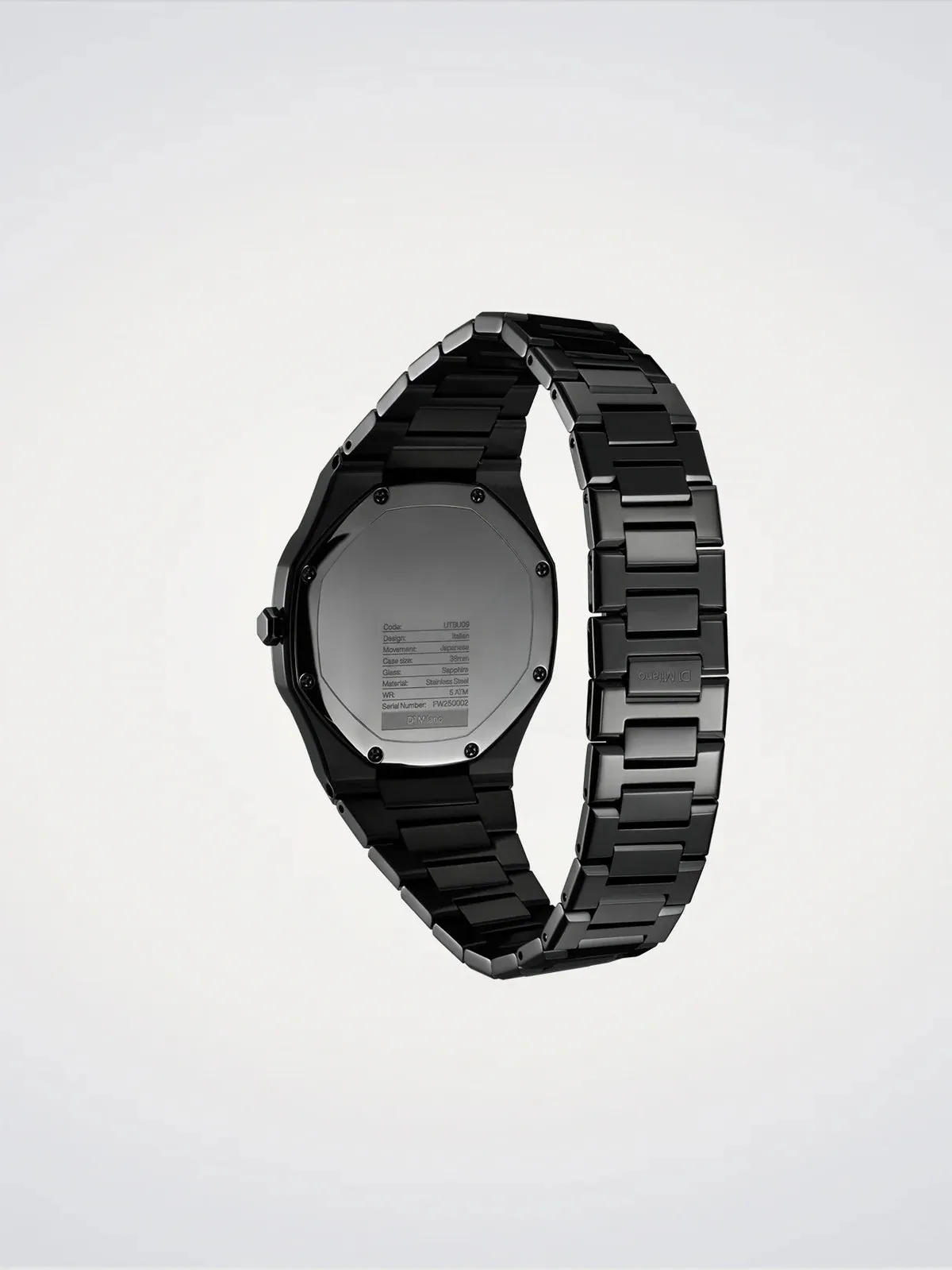 D1 Milano Black Mirror Ultra Thin Watch sold by C.W. Sellors product image thumbnail 4
