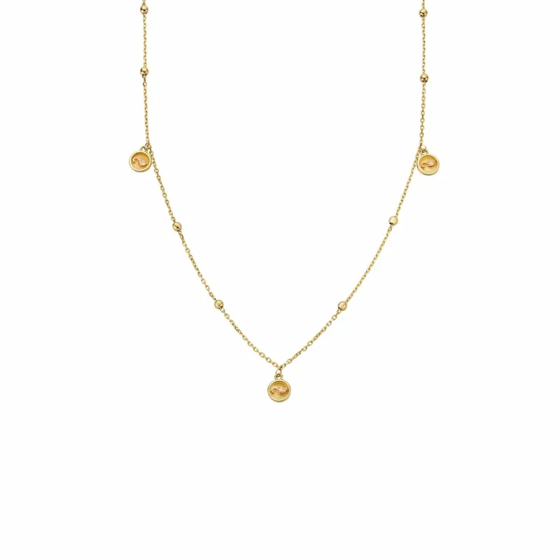 Clogau Insignia 9ct Gold Drop Necklace made by C.W. Sellors