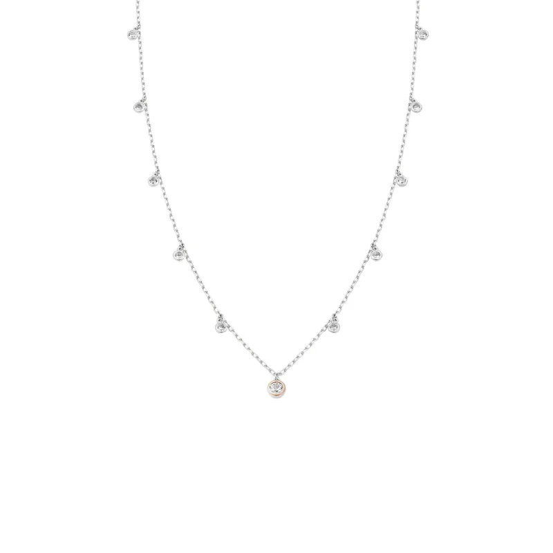 Clogau Celebration Sterling Silver Topaz Necklace made by C.W. Sellors