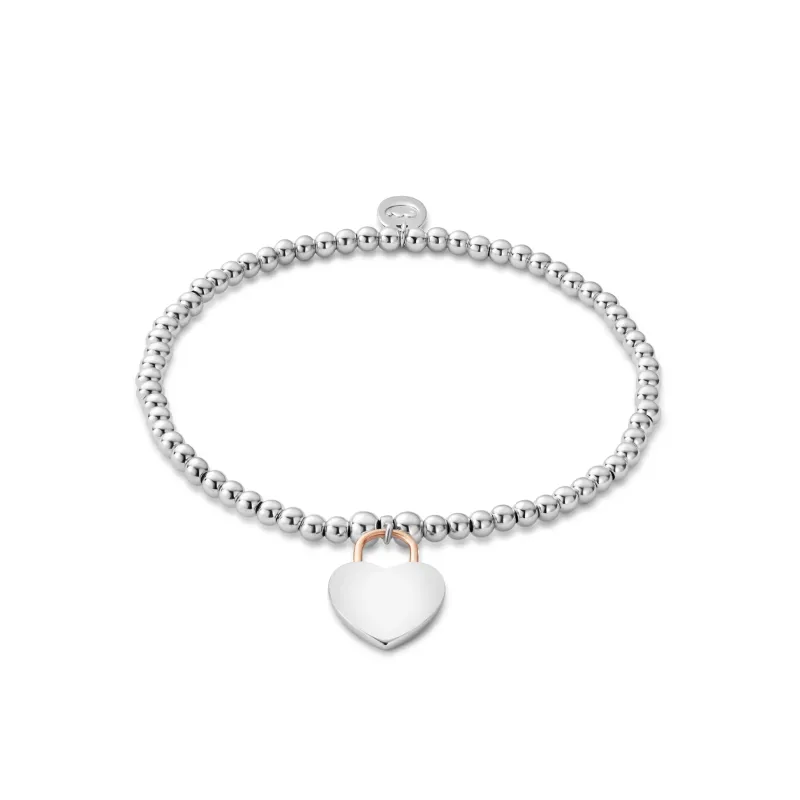 Clogau Cariad Sterling Silver Padlock Affinity Bracelet made by C.W. Sellors