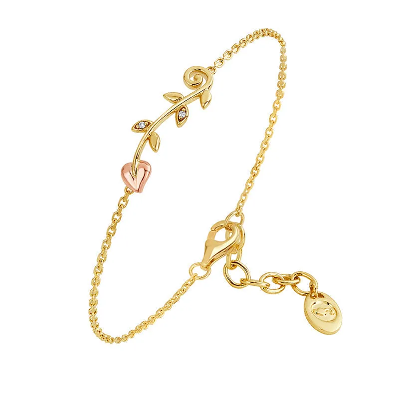 Clogau Vine Of Life 9ct Gold Diamond Bracelet made by C.W. Sellors