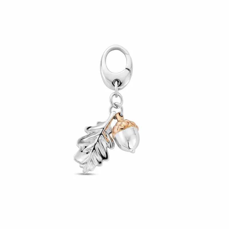 Clogau Insignia Sterling Silver Oak Leaf Charm made by C.W. Sellors