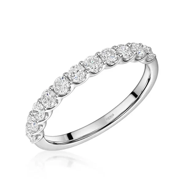 18ct White Gold 0.71ct Lab Grown Diamond Round Cut Eternity Ring sold by C.W. Sellors product image thumbnail 2