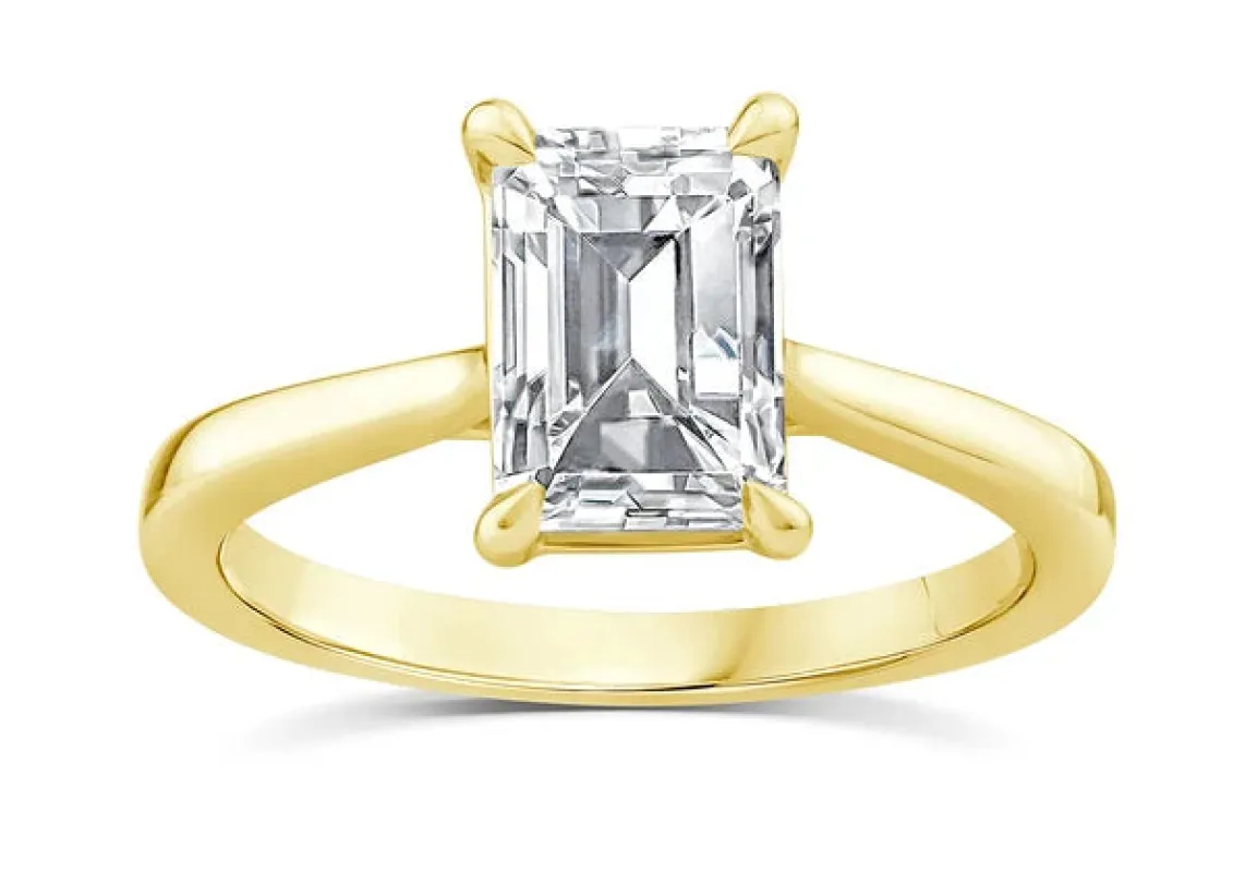 18ct Yellow Gold 1.08ct Lab Grown Diamond Oval Cut Hidden Halo Engagement Ring made by C.W. Sellors