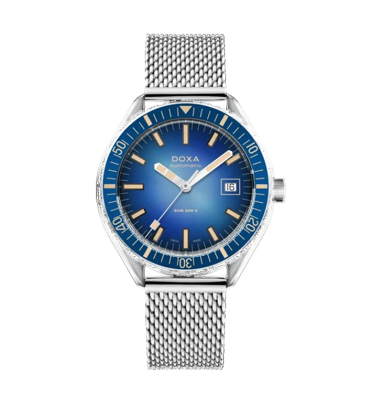 Doxa Sub 200 II Caribbean Bracelet Watch made by C.W. Sellors