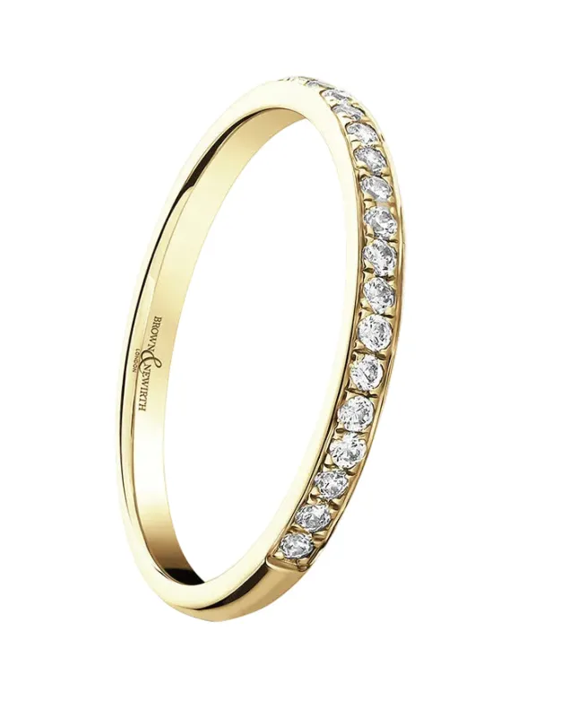 18ct Yellow Gold Diamond 0.15ct Eternity Ring made by C.W. Sellors