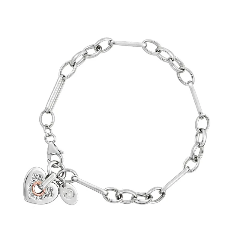 Clogau Cariad Sparkle Sterling Silver Bracelet made by C.W. Sellors