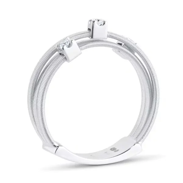 Marco Bicego Goa 18ct White Gold 0.09ct Diamond Ring sold by C.W. Sellors product image thumbnail 3