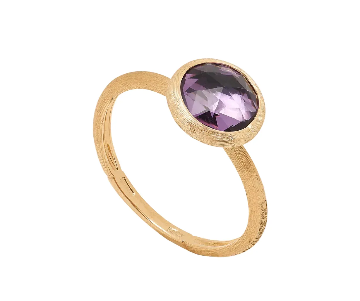 Marco Bicego Jaipur 18ct Yellow Gold Amethyst Ring sold by C.W. Sellors