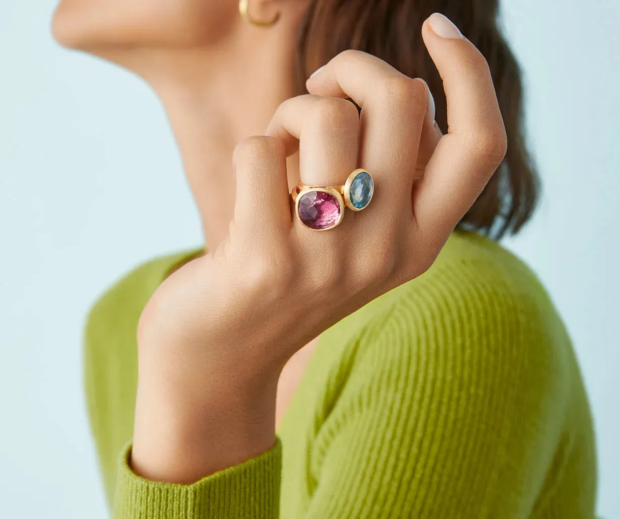 Marco Bicego Jaipur 18ct Yellow Gold Topaz Ring sold by C.W. Sellors product image thumbnail 3