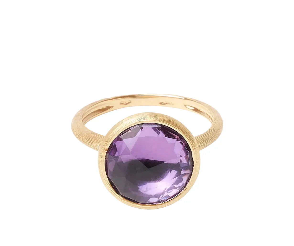 Marco Bicego Jaipur 18ct Yellow Gold Amethyst Ring sold by C.W. Sellors