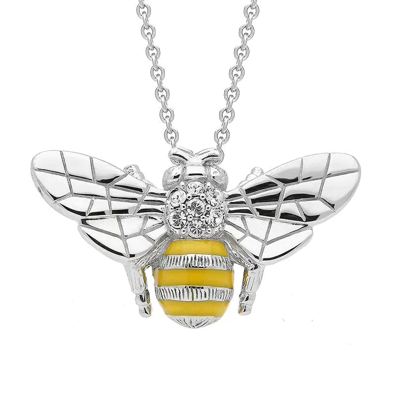 Sterling Silver Swarovski Crystal Enamel Bee Three Piece Set sold by C.W. Sellors product image thumbnail 3