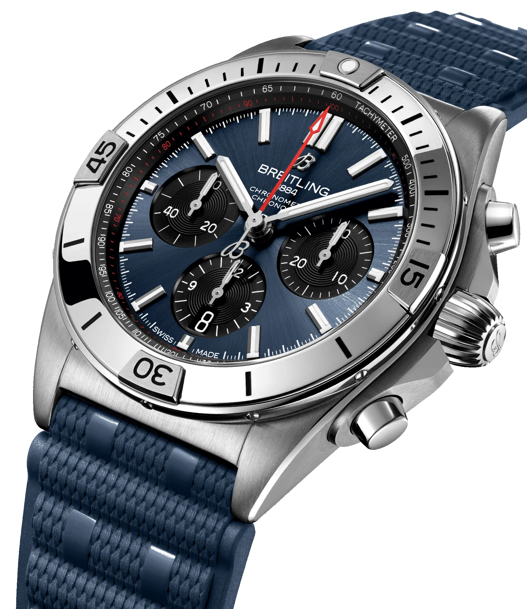 Breitling Chronomat B01 42 Blue Watch sold by C.W. Sellors product image thumbnail 3