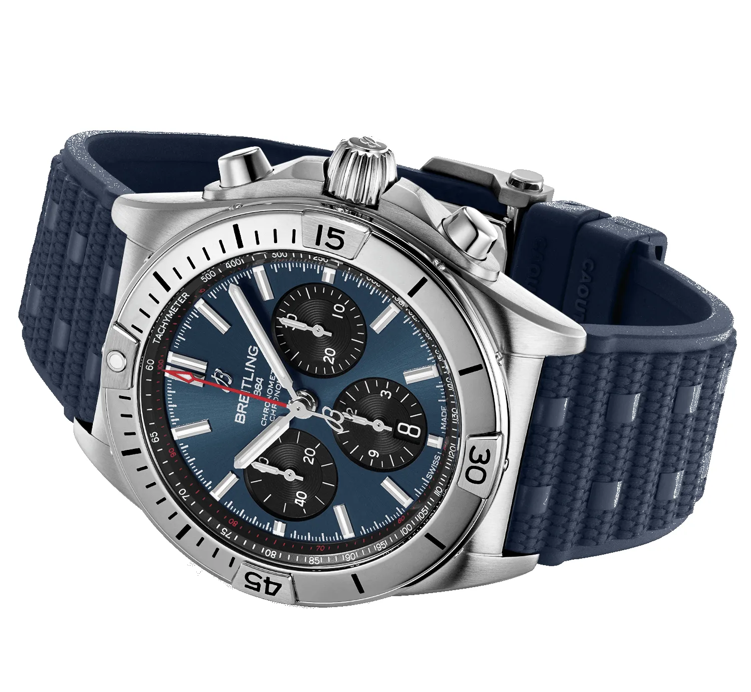 Breitling Chronomat B01 42 Blue Watch sold by C.W. Sellors product image thumbnail 4