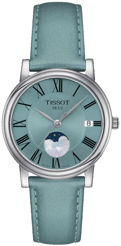Tissot T-Classic Carson Premium Lady Moonphase Watch sold by C.W. Sellors