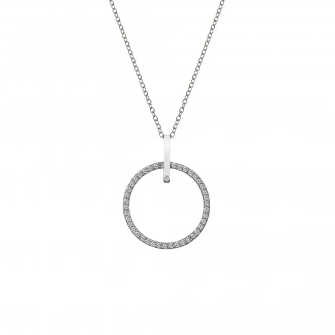 Hot Diamonds Constant Circle Sterling Silver Necklace sold by C.W. Sellors product image thumbnail 2