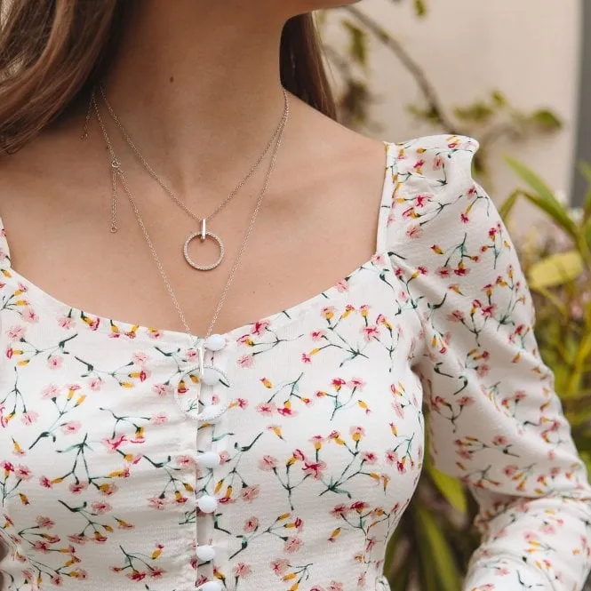 Hot Diamonds Constant Circle Sterling Silver Necklace sold by C.W. Sellors product image thumbnail 3