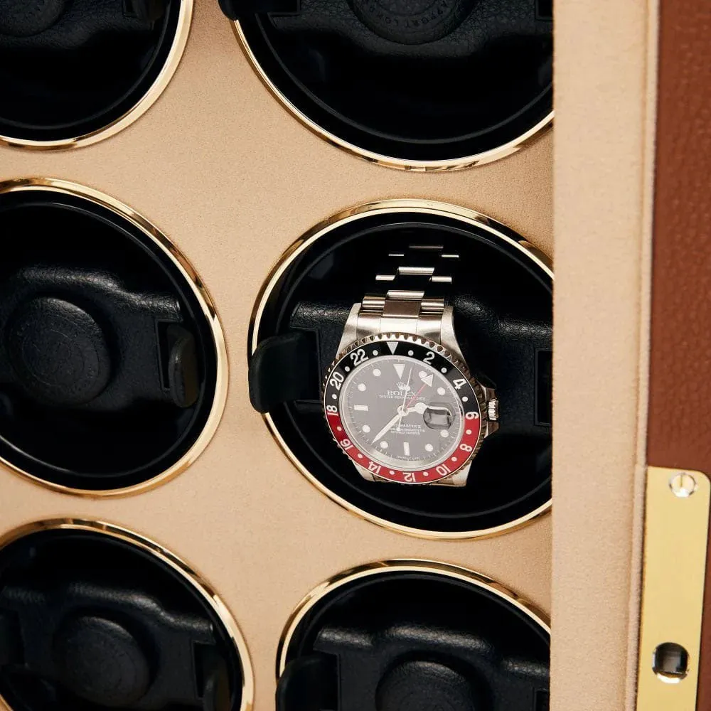 Rapport Watch Winder Roamer 6 Leather Brown sold by C.W. Sellors product image thumbnail 5