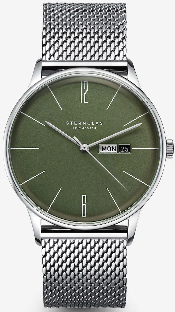 Sternglas Berlin Green Watch sold by C.W. Sellors