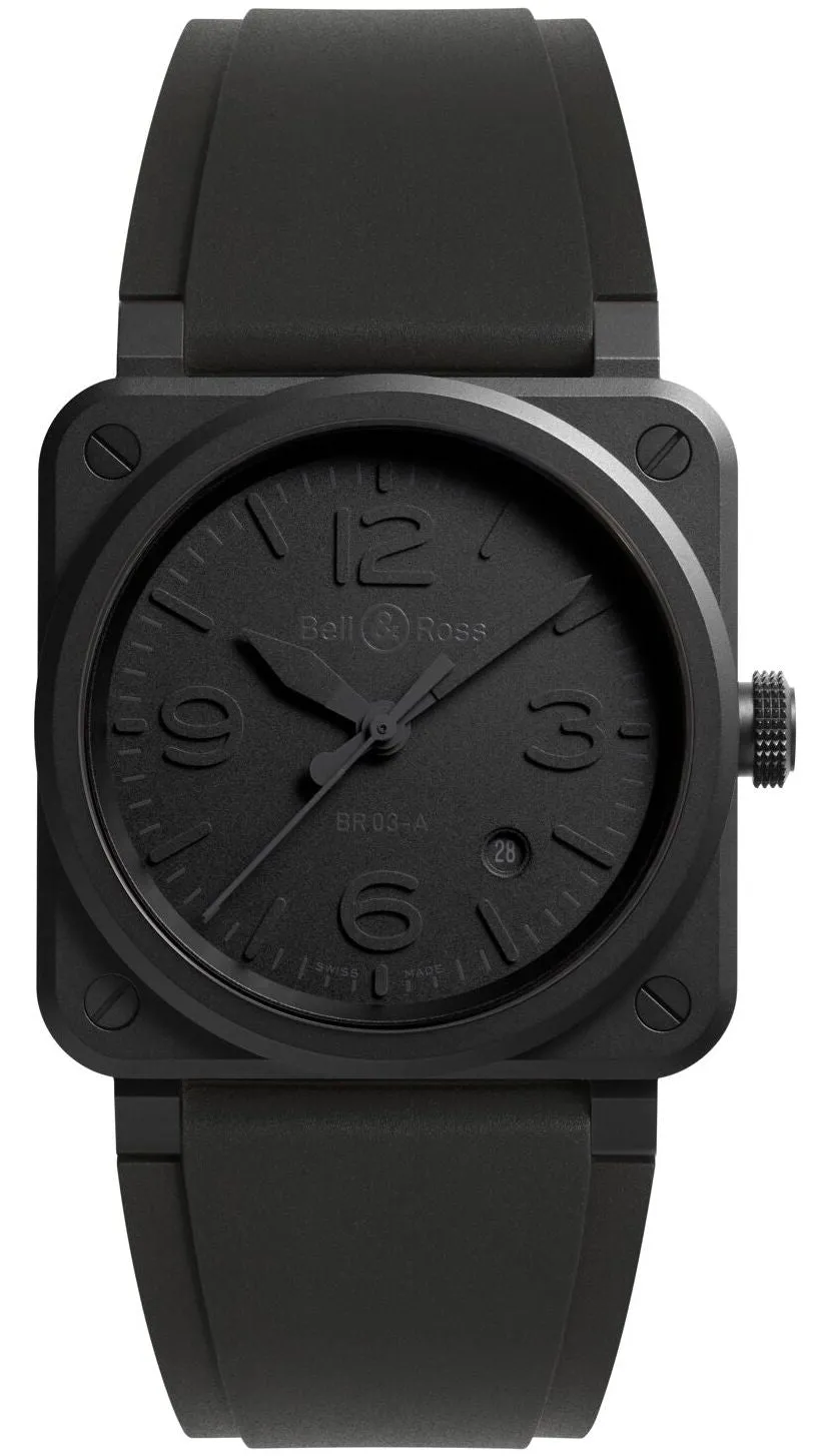 Bell & Ross BR 03 Auto Phantom Ceramic Watch sold by C.W. Sellors