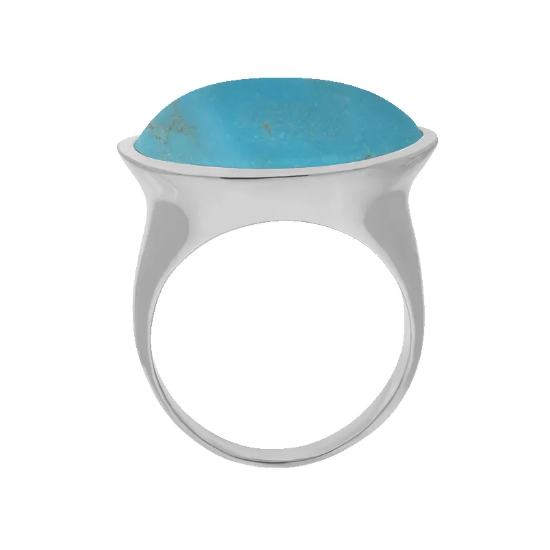 Sterling Silver Turquoise Oval Statement Ring D sold by C.W. Sellors product image thumbnail 2