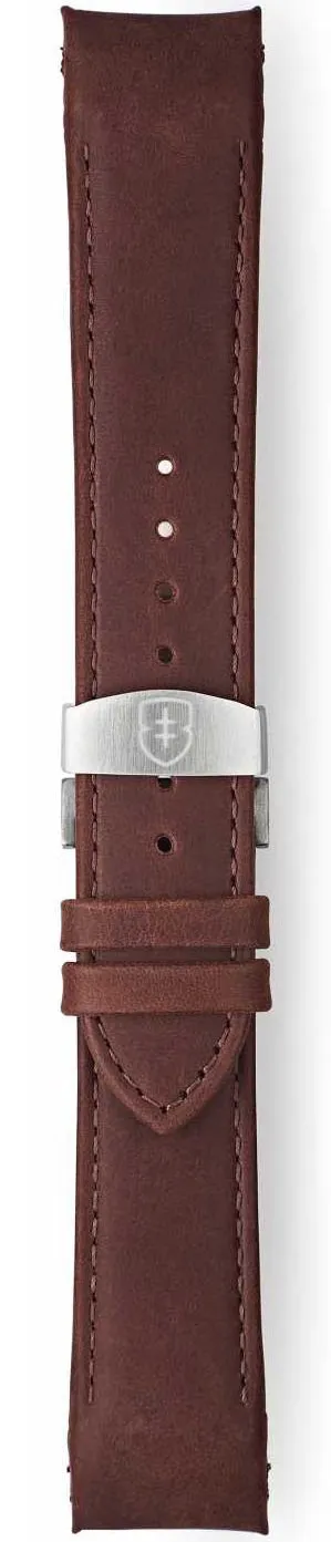 Elliot Brown Leather 22mm Dark Brown Pull Up 20mm Deployment sold by C.W. Sellors