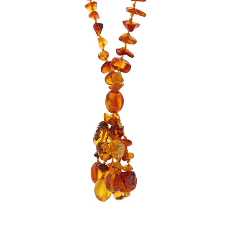 Amber Multi Beaded Necklace D sold by C.W. Sellors