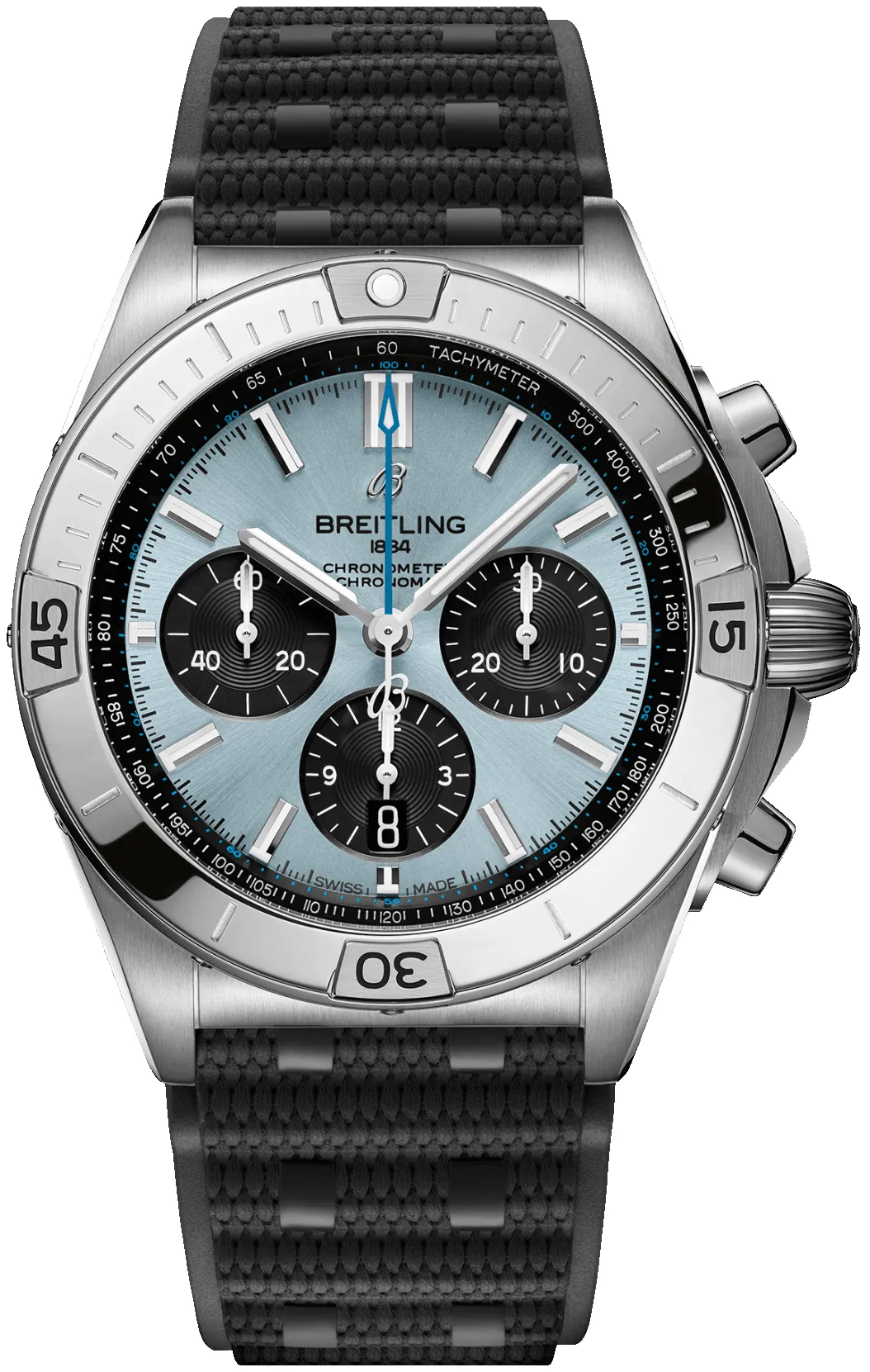 Breitling Chronomat B01 42 Light Blue Watch sold by C.W. Sellors
