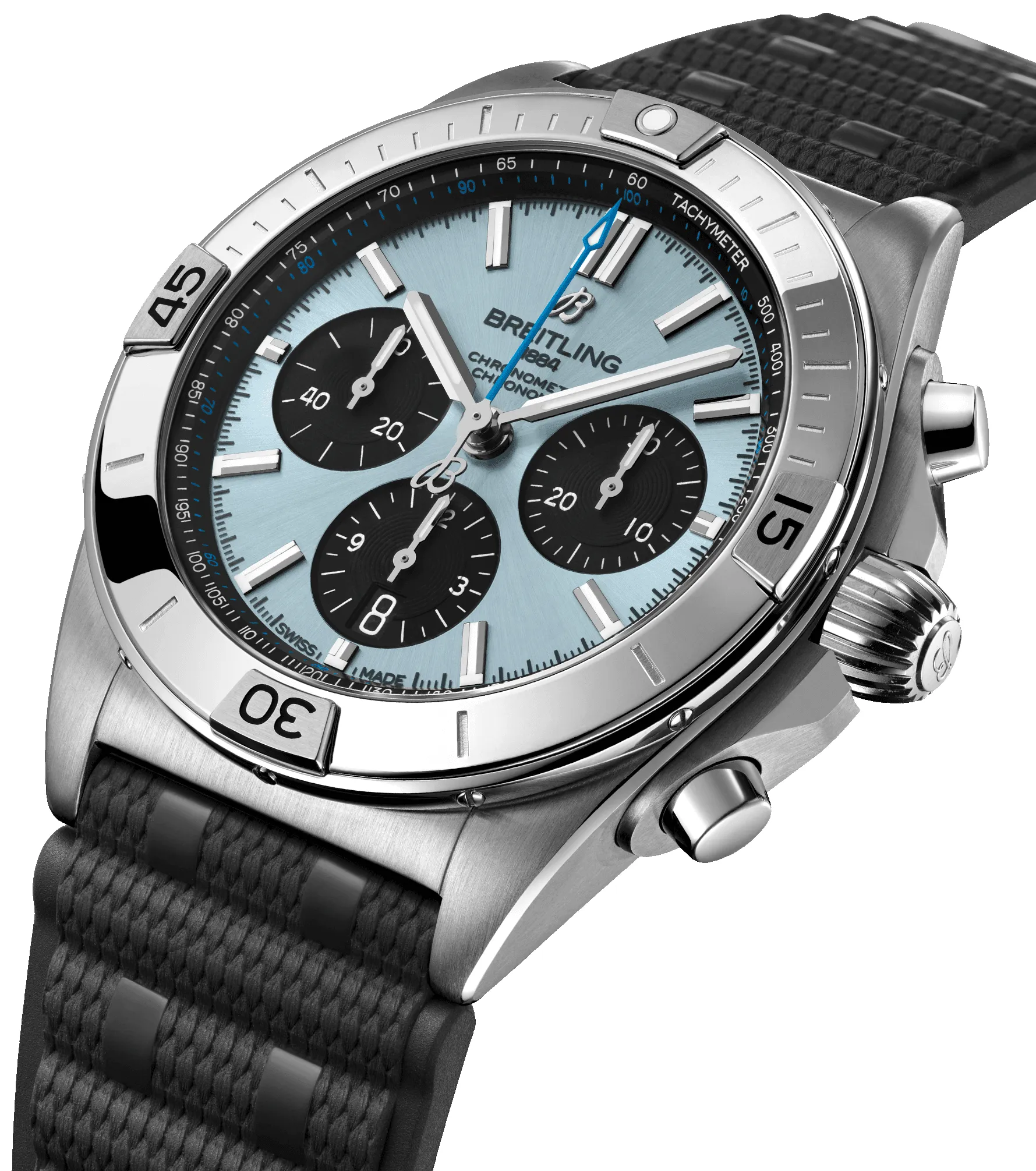 Breitling Chronomat B01 42 Light Blue Watch sold by C.W. Sellors product image thumbnail 2