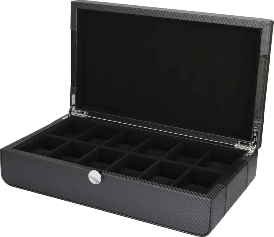 Benson Watch Case Black Series LWB.12 Carbon Fibre made by C.W. Sellors
