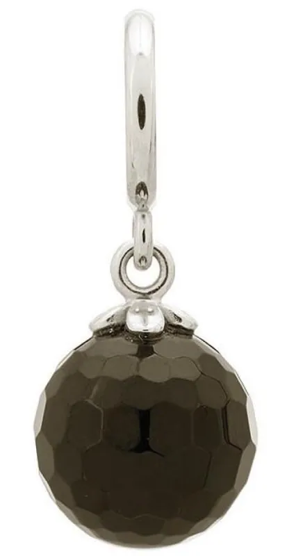 Endless Jewellery Charm Love Drop Black Silver sold by C.W. Sellors
