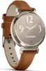 Garmin Lily 2 Classic Cream Gold & Tan Leather Watch sold by C.W. Sellors