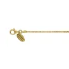 Yellow Gold Plated Sterling Silver 24 Inch Rounded Box Chain sold by C.W. Sellors