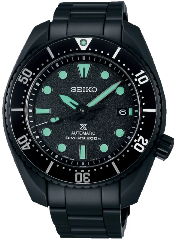 Seiko Prospex Black Series Night Vision Sumo Diver Limited Edition sold by C.W. Sellors