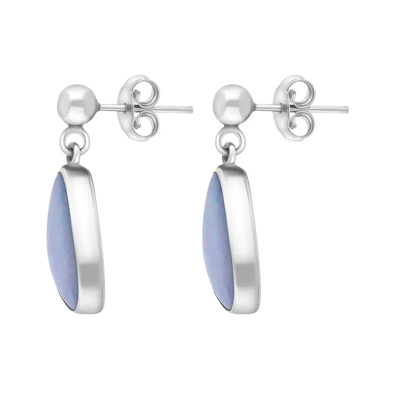 Sterling Silver Abstract Triangle Opal Doublet Drop Earrings D sold by C.W. Sellors product image thumbnail 2