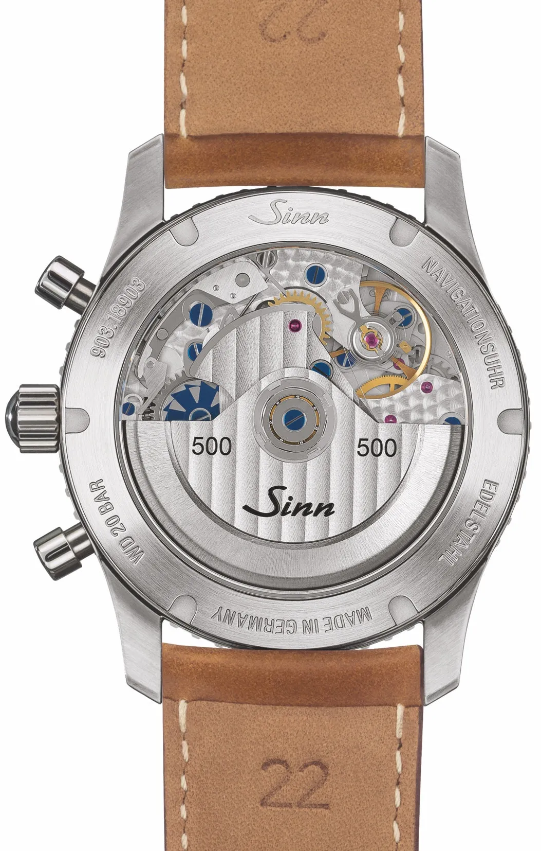 Sinn 903 St HB Navigation Light Blue Limited Edition Set Watch sold by C.W. Sellors product image thumbnail 3