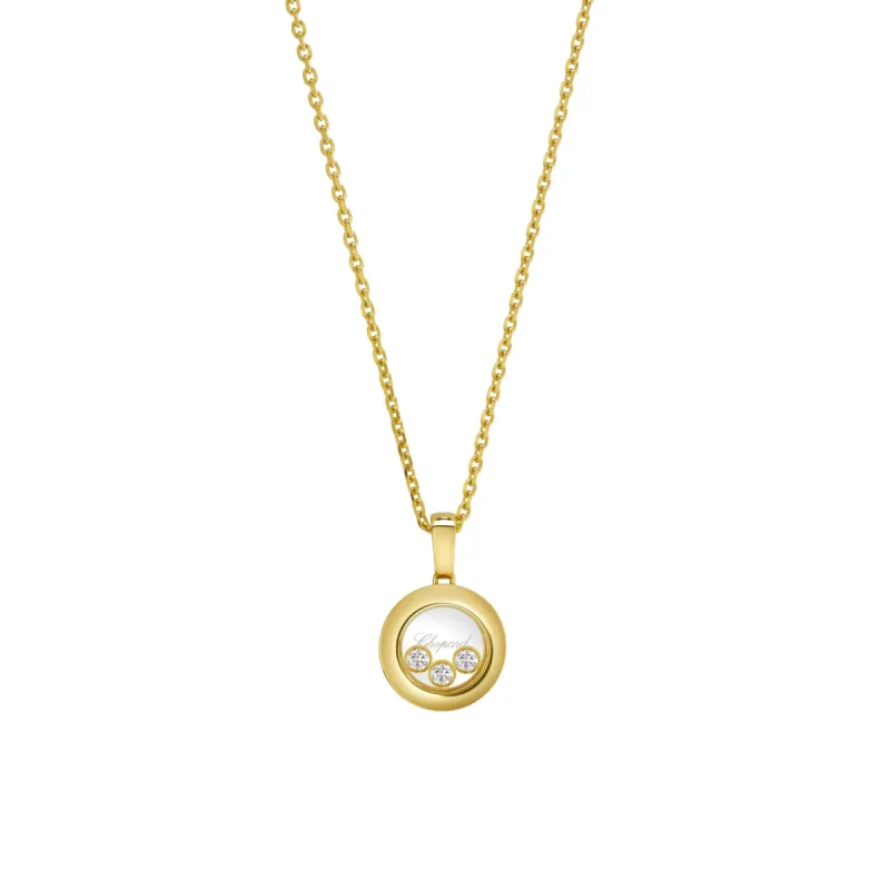 Chopard Happy Diamonds Icons 18ct Yellow Gold 0.15ct Diamond Pendant sold by C.W. Sellors