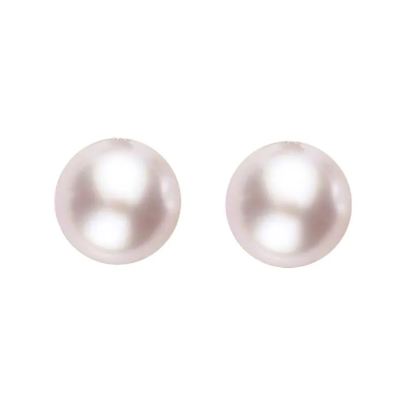 Sterling Silver 5mm Pink Freshwater Pearl Stud Earrings sold by C.W. Sellors