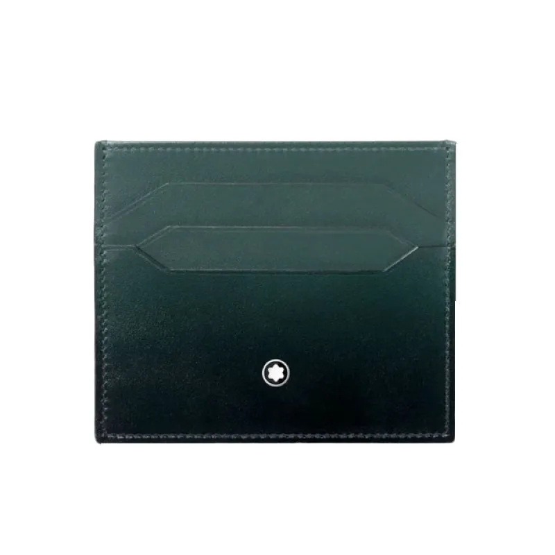 Montblanc Meisterstuck Card Holder 6cc Sfumato British Green sold by C.W. Sellors